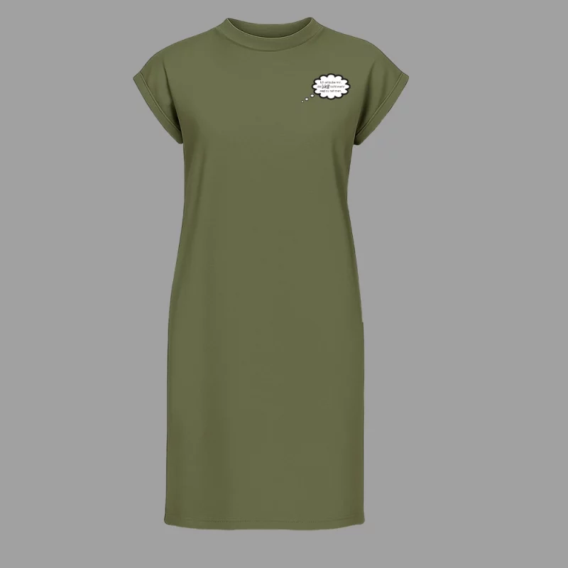 Damen Sommerkleid "Ich erlaube mir, die Welt nicht mehr ernst zu nehmen."