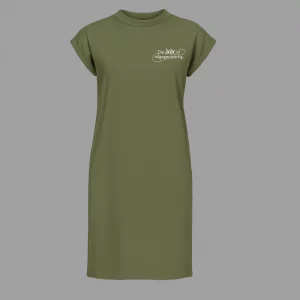 Frauen Kleid kurzarm Die Liebe ist allgegenwärtig