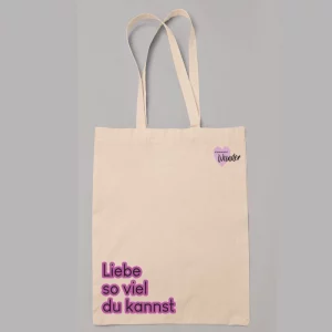 Stoffbeutel "Liebe so viel du kannst"