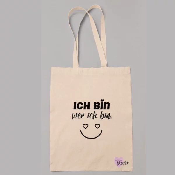 Stoffbeutel "Ich bin wer ich bin"