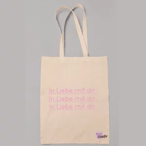 Baumwollstoffbeutel In Liebe mit dir.