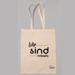 Stoffbeutel "Wir sind verbunden"