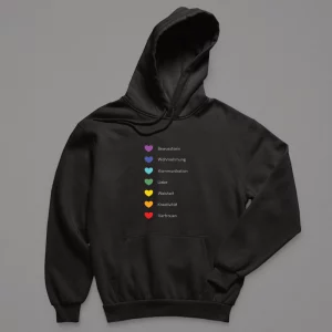Hoodie Herren "Die 7 Chakren"