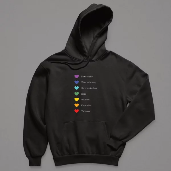 Hoodie Herren "Die 7 Chakren"