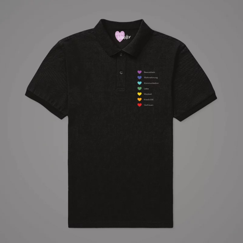 Damen Poloshirt  "Die 7 Chakren"