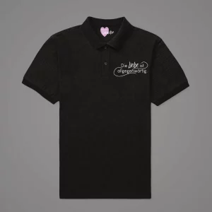 Damen Poloshirt Die Liebe ist allgegenwärtig