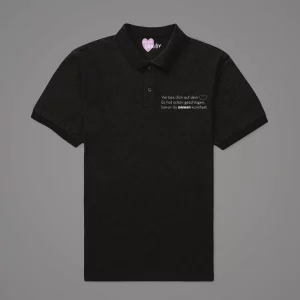 Damen Poloshirt Verlass dich auf dein Herz. Es hat schon geschlagen, bevor du denken konntest.