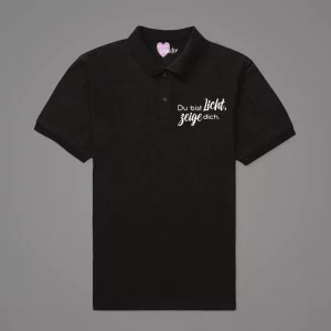 Damen Poloshirt Du bist Licht, zeige dich.