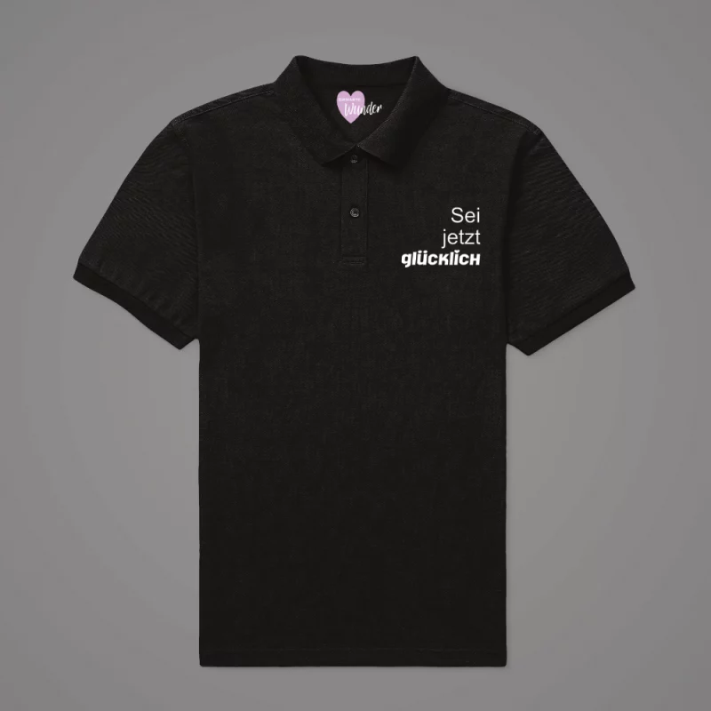 Damen Poloshirt - Sei jetzt glücklich