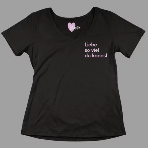 Damen-T-Shirt Liebe so viel du kannst