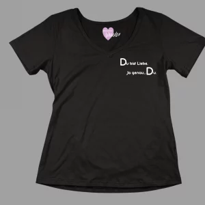 Damen-T-Shirt Du bist Liebe. Ja genau…Du.