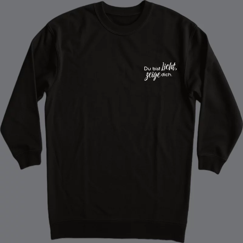 Damen Kleid langarm "Du bist Licht, zeige dich."