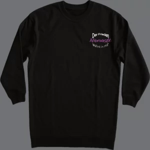 Frauen Kleid langarm Der Frieden wohnt in mir, Namasté