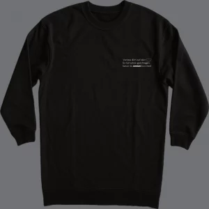 Frauen Kleid langarm Verlass dich auf dein Herz. Es hat schon geschlagen, bevor du denken konntest.