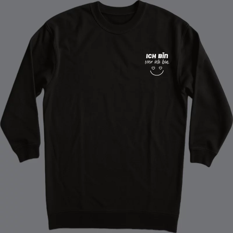 Damen Kleid langarm "Ich bin wer ich bin"
