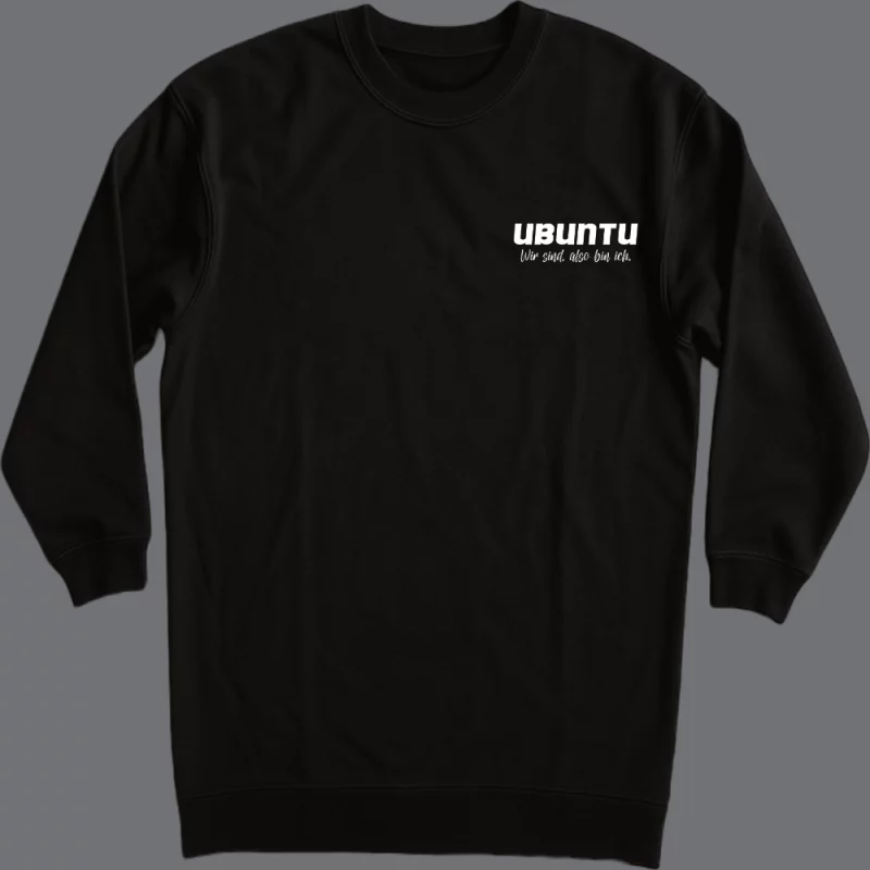 Damen Kleid langarm "Ubuntu Wir sind, also bin ich."