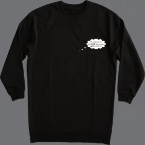 Frauen Kleid langarm Ich erlaube mir, die Welt nicht mehr ernst zu nehmen.