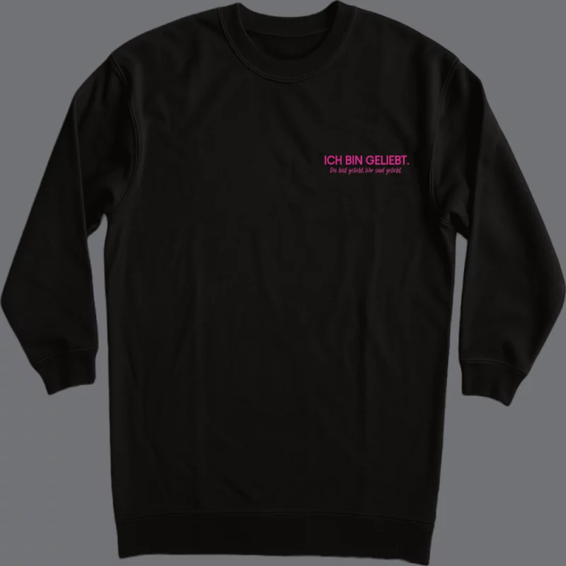 Damen Kleid langarm "Ich bin geliebt. Du bist geliebt. Wir sind geliebt."
