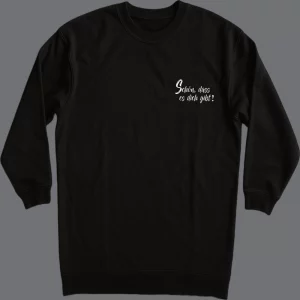 Frauen Kleid langarm Schön, dass es dich gibt