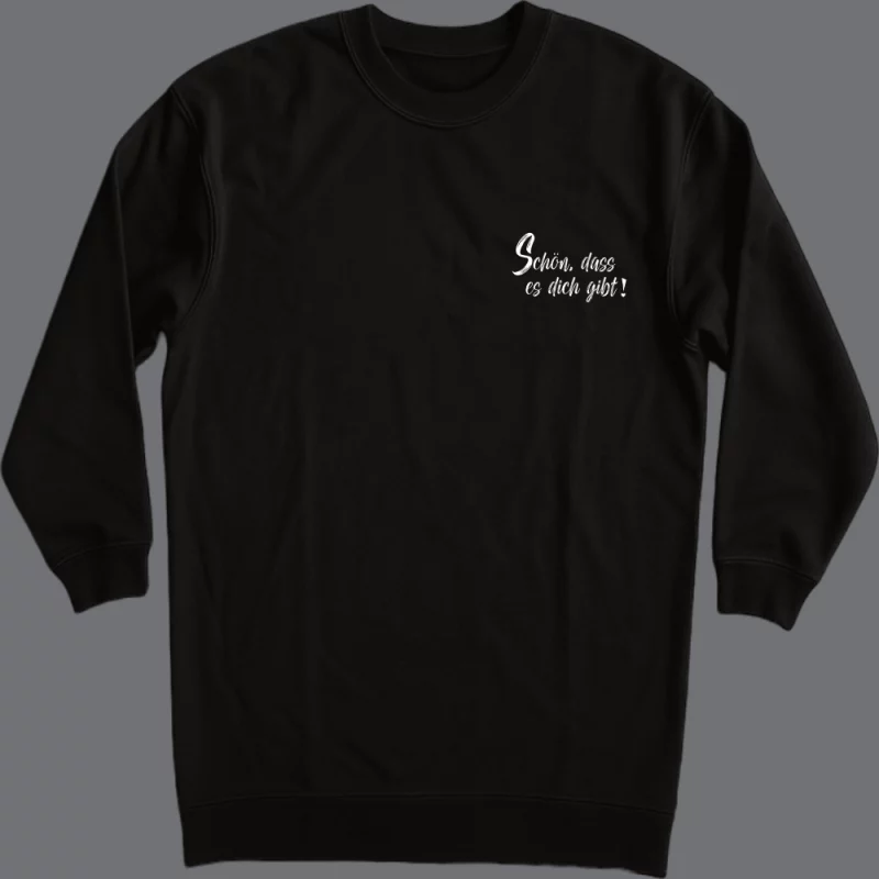 Damen Kleid langarm "Schön, dass es dich gibt"