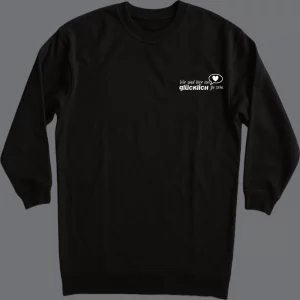 Frauen Kleid langarm Wir sind hier um glücklich zu sein