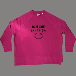 Damen Sweatshirt oversize Ich bin wer ich bin