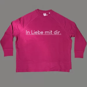 Damen Sweatshirt oversize In Liebe mit dir.