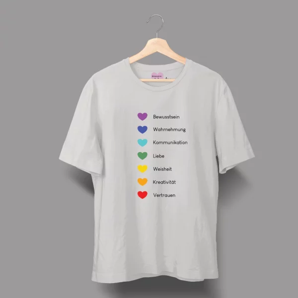 Unisex T-Shirt  "Die 7 Chakren" – Bild 4