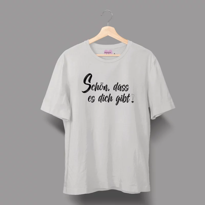 Herren T-Shirt - Schön, dass es dich gibt