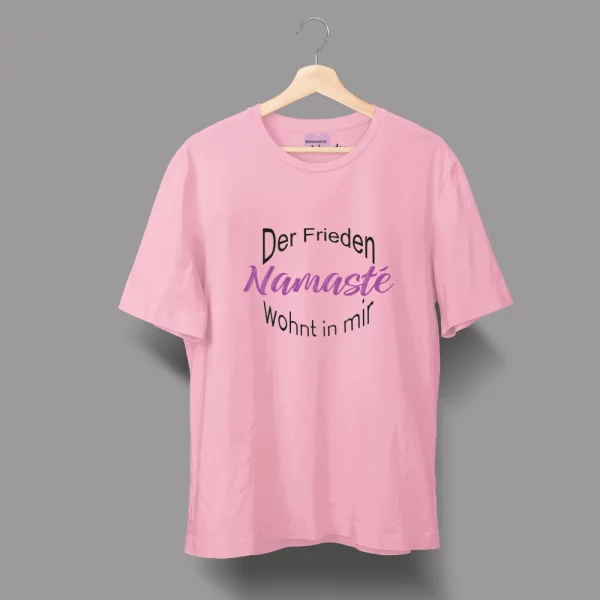 Unisex T-Shirt  "Der Frieden wohnt in mir, Namasté" – Bild 2
