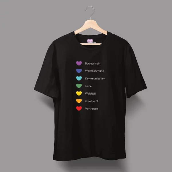 Unisex T-Shirt  "Die 7 Chakren" – Bild 6