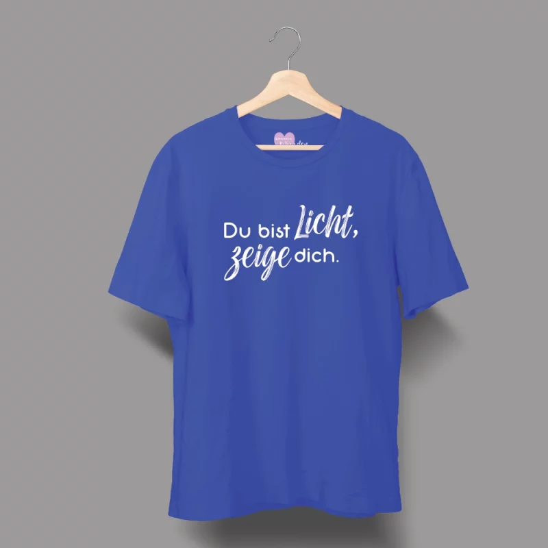 Herren T-Shirt - Du bist Licht, zeige dich.