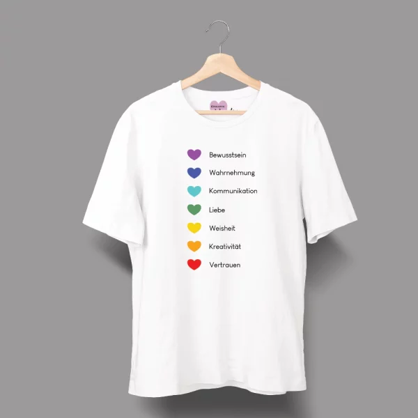 Unisex T-Shirt  "Die 7 Chakren" – Bild 3