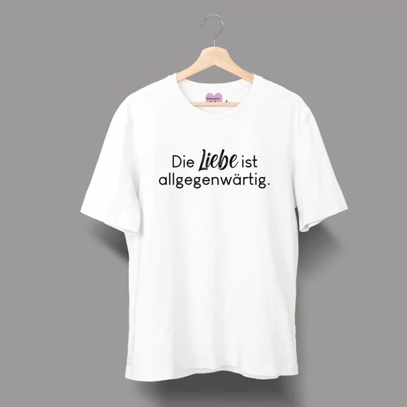 Herren T-Shirt - Die Liebe ist allgegenwärtig