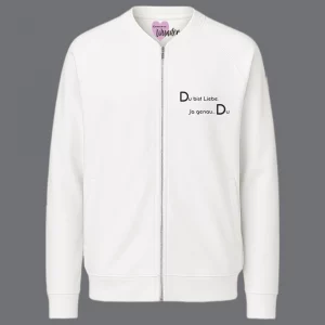 Damen Sweatjacke Du bist Liebe. Ja genau…Du.