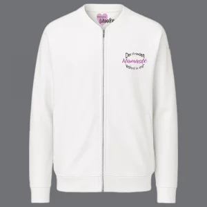 Damen Sweatjacke Der Frieden wohnt in mir, Namasté