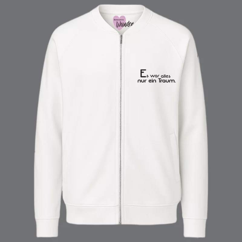 Damen Sweatjacke "Es war alles nur ein Traum."