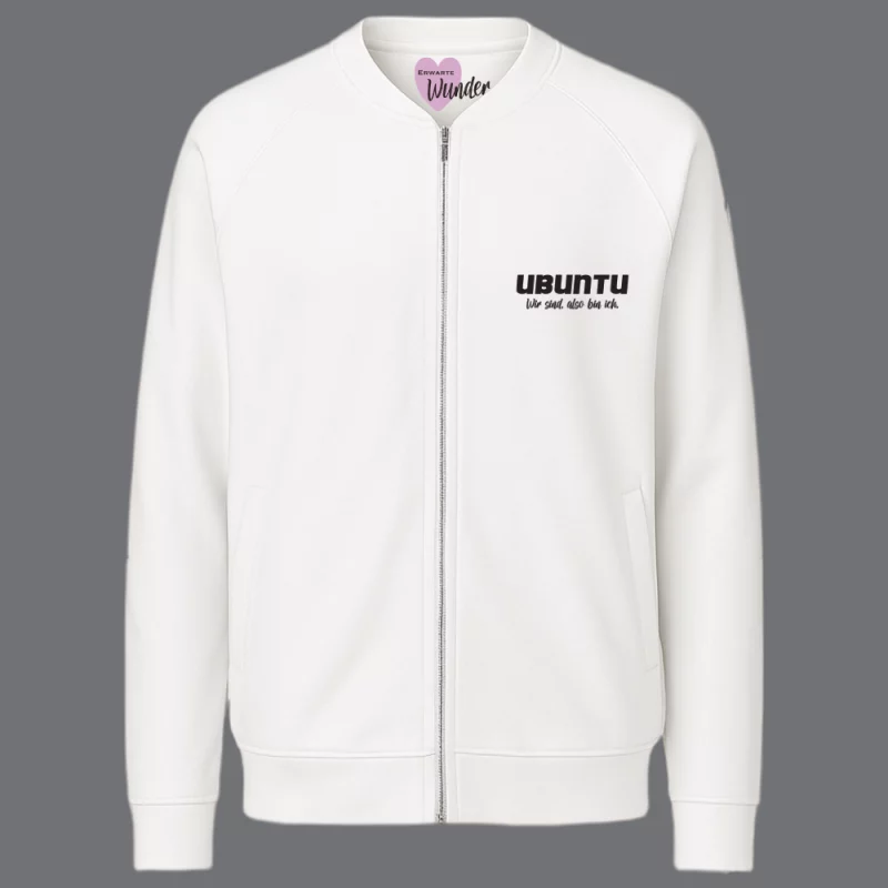 Damen Sweatjacke "Ubuntu Wir sind, also bin ich."