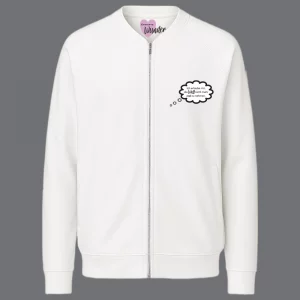 Damen Sweatjacke Ich erlaube mir, die Welt nicht mehr ernst zu nehmen.