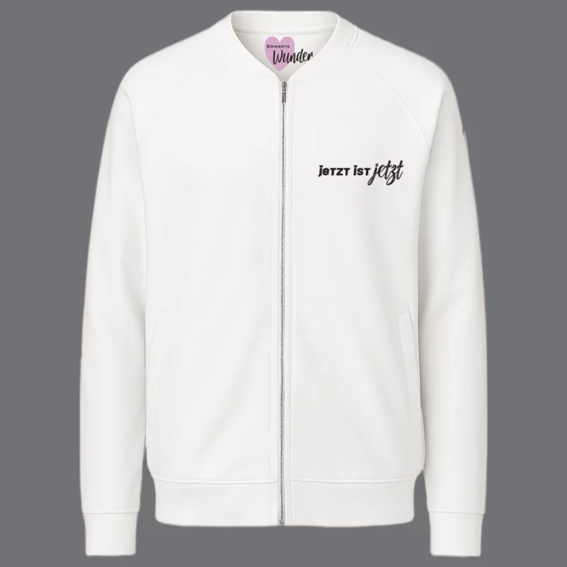 Damen Sweatjacke "Jetzt ist Jetzt"