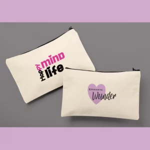 Kosmetiktasche Happy Mind, Happy Life