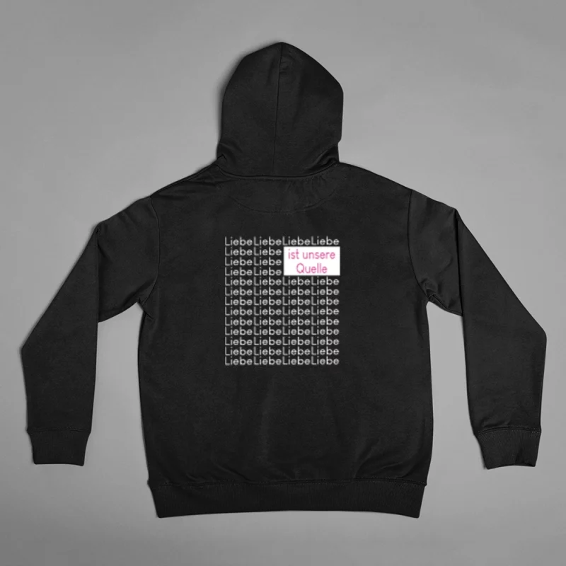 Hoodie Damen "Liebe ist unsere Quelle."