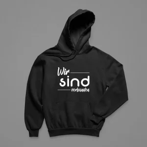 Hoodie Herren "Wir sind verbunden"