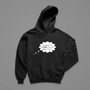 Hoodie Herren "Ich erlaube mir, die Welt nicht mehr ernst zu nehmen."