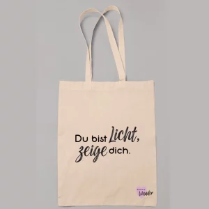 Stoffbeutel "Du bist Licht, zeige dich."