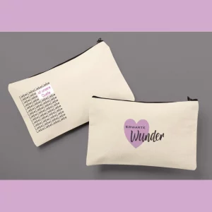 Kosmetiktasche Liebe ist unsere Quelle.