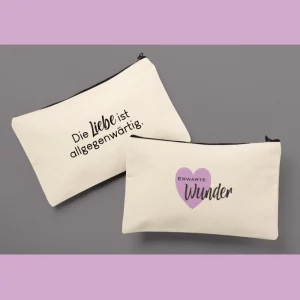 Kosmetiktasche Die Liebe ist allgegenwärtig
