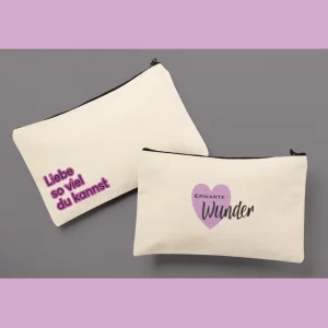 Kosmetiktasche Liebe so viel du kannst