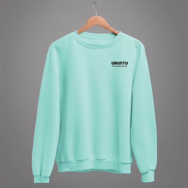 Unisex Sweatshirt  "Ubuntu Wir sind, also bin ich." – Bild 4
