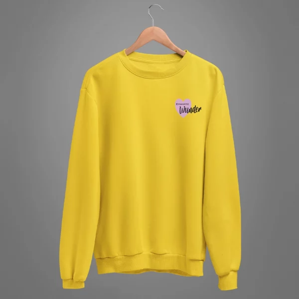 Unisex Sweatshirt "Erwarte Wunder" – Bild 5